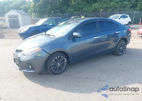 2015 Toyota Corolla S Plus из США, поврежденный, VIN 2T1BURHE5FC479323